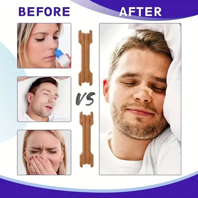 Breath Nasal Strips Right Aid Stop Snoring Nose Patch Good Sleeping Clear Pad Easier Breathe Sleep Aid Sleeping Health