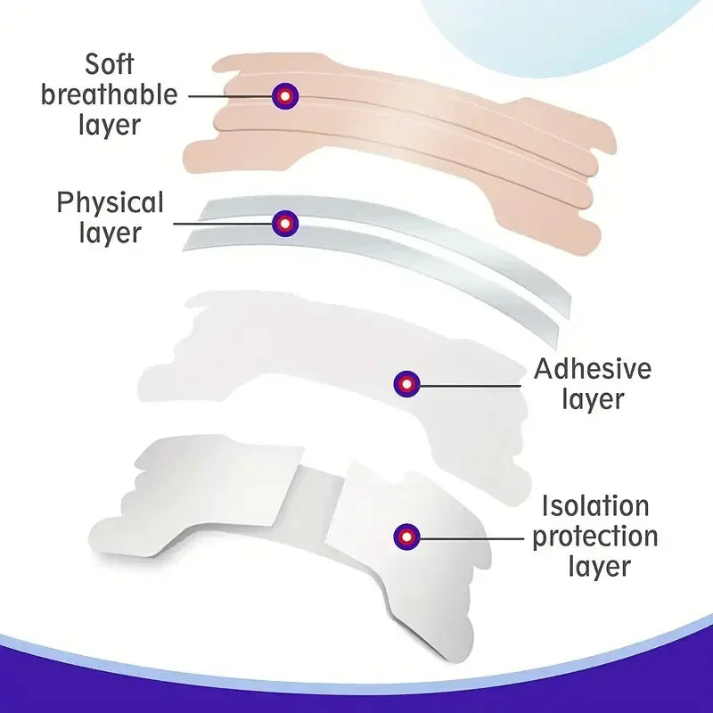 Breath Nasal Strips Right Aid Stop Snoring Nose Patch Good Sleeping Clear Pad Easier Breathe Sleep Aid Sleeping Health