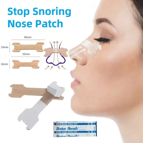 Breath Nasal Strips Right Aid Stop Snoring Nose Patch Good Sleeping Clear Pad Easier Breathe Sleep Aid Sleeping Health